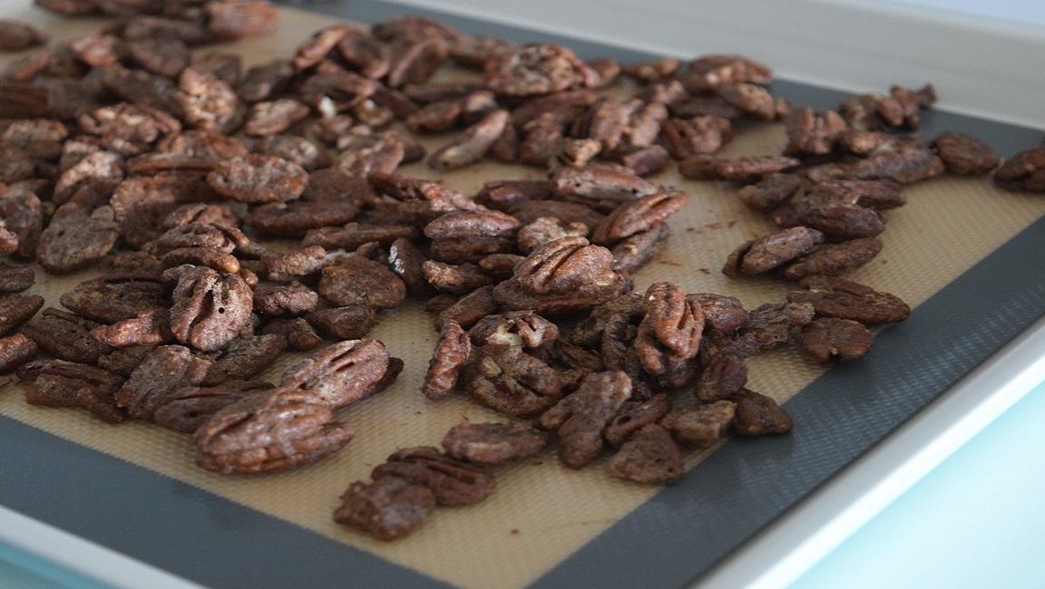 maple spiced pecans